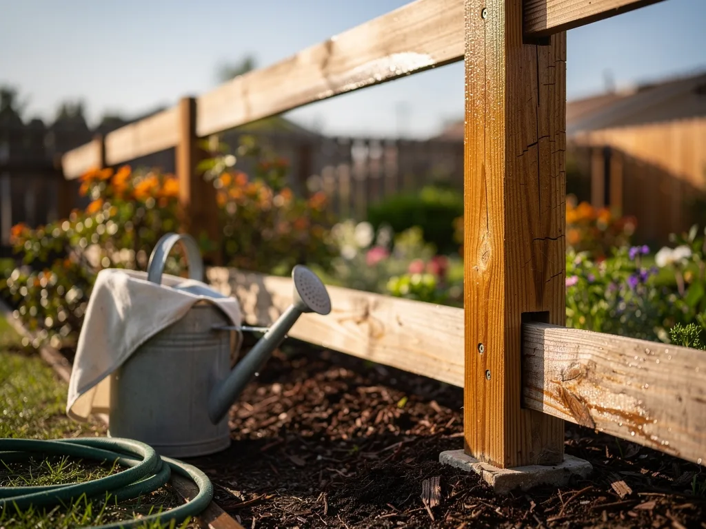 Seasonal care for Garden Grove fences