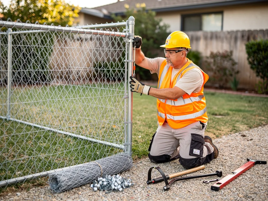 Chain Link Fence Installation
